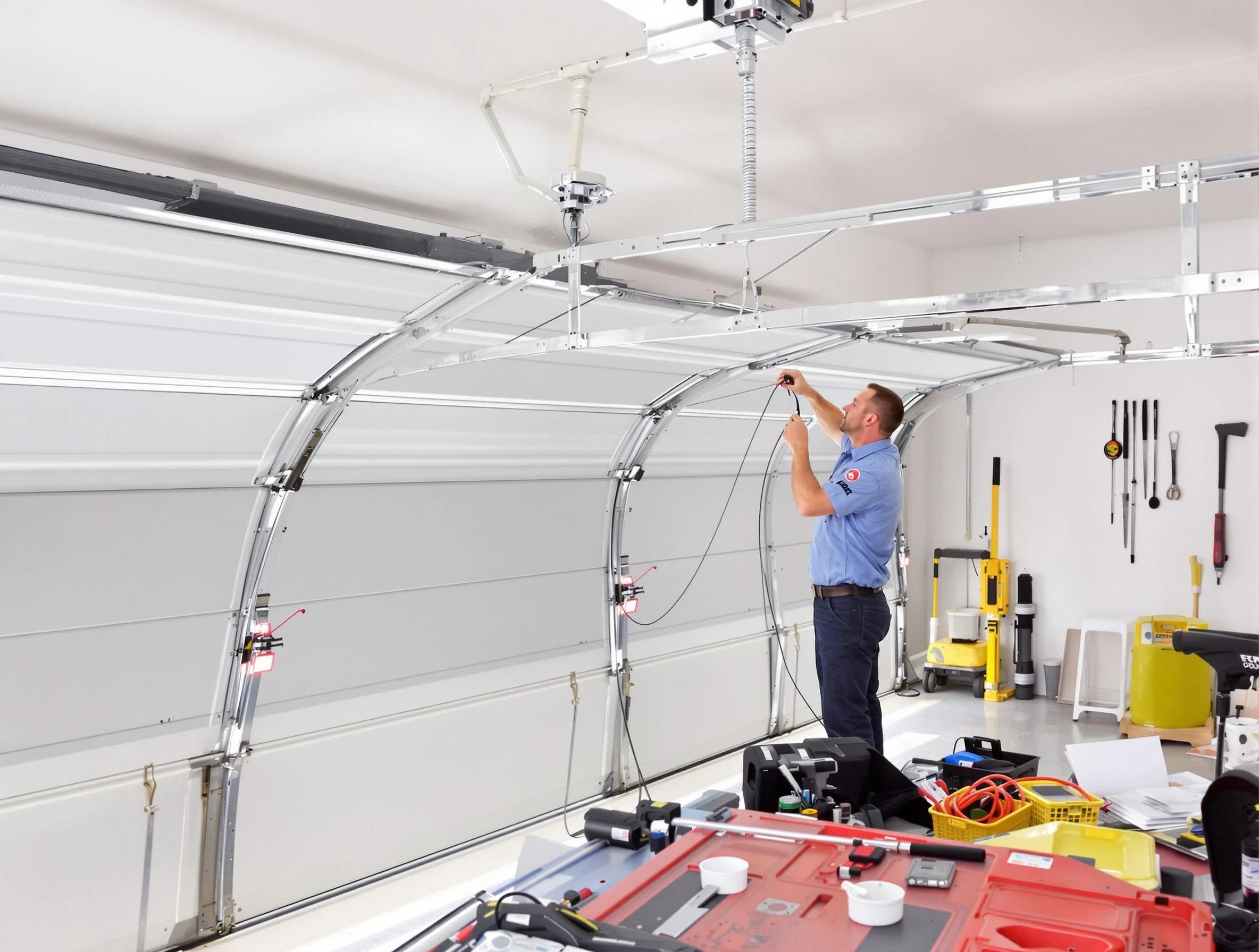 Garage door cable repair service by Methuen Town Garage Door Repair in Methuen Town