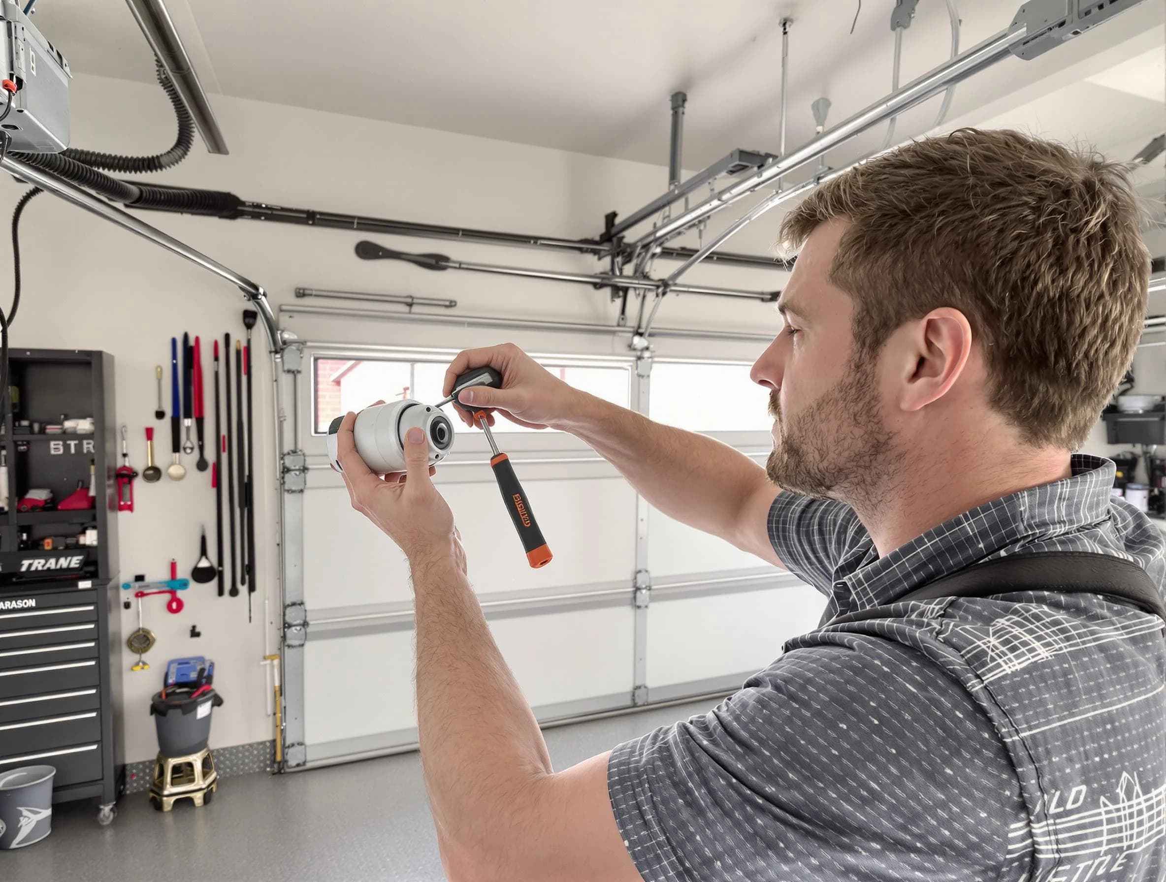 Garage door opener repair service by Methuen Town Garage Door Repair in Methuen Town