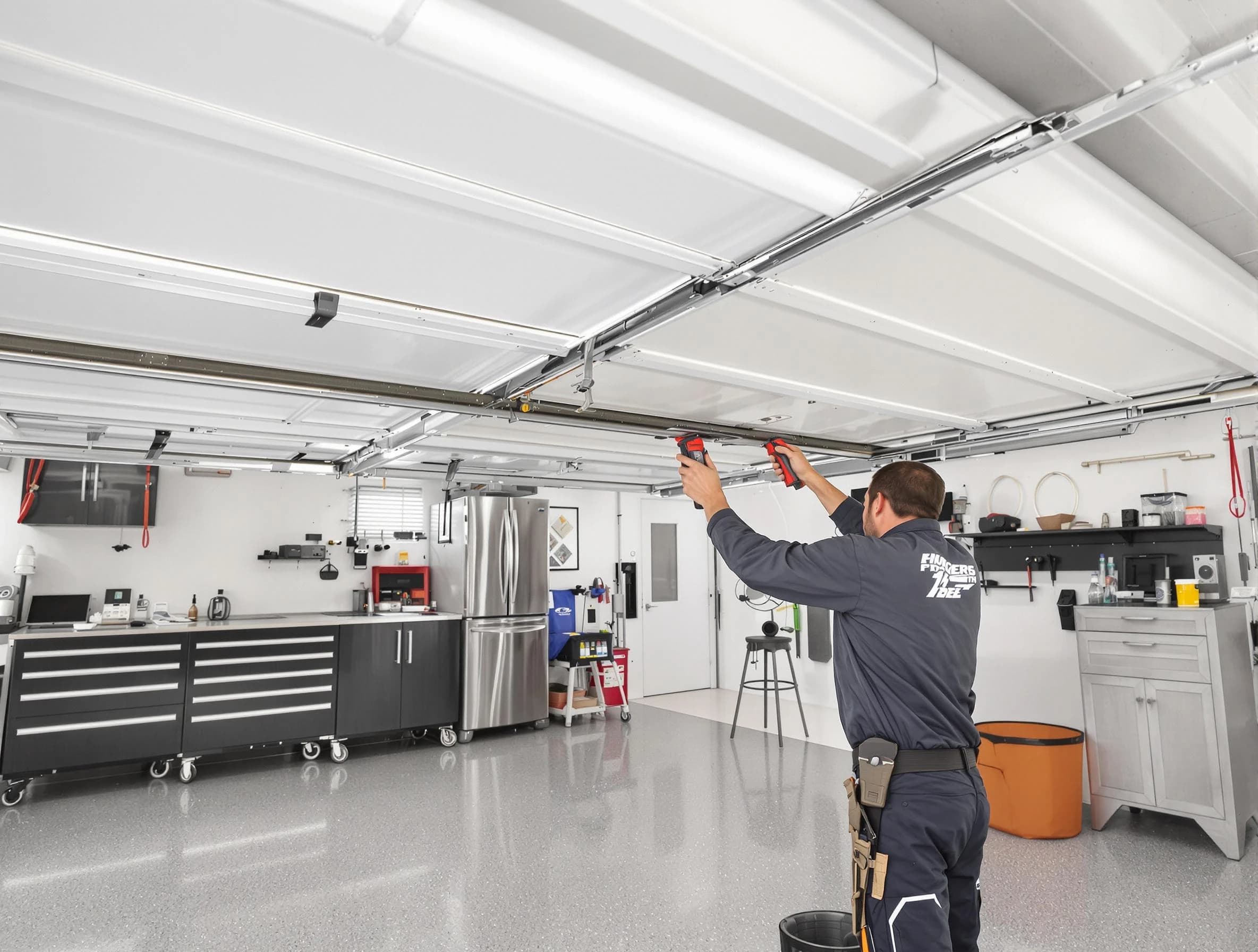 Overhead garage door repair service by Methuen Town Garage Door Repair in Methuen Town