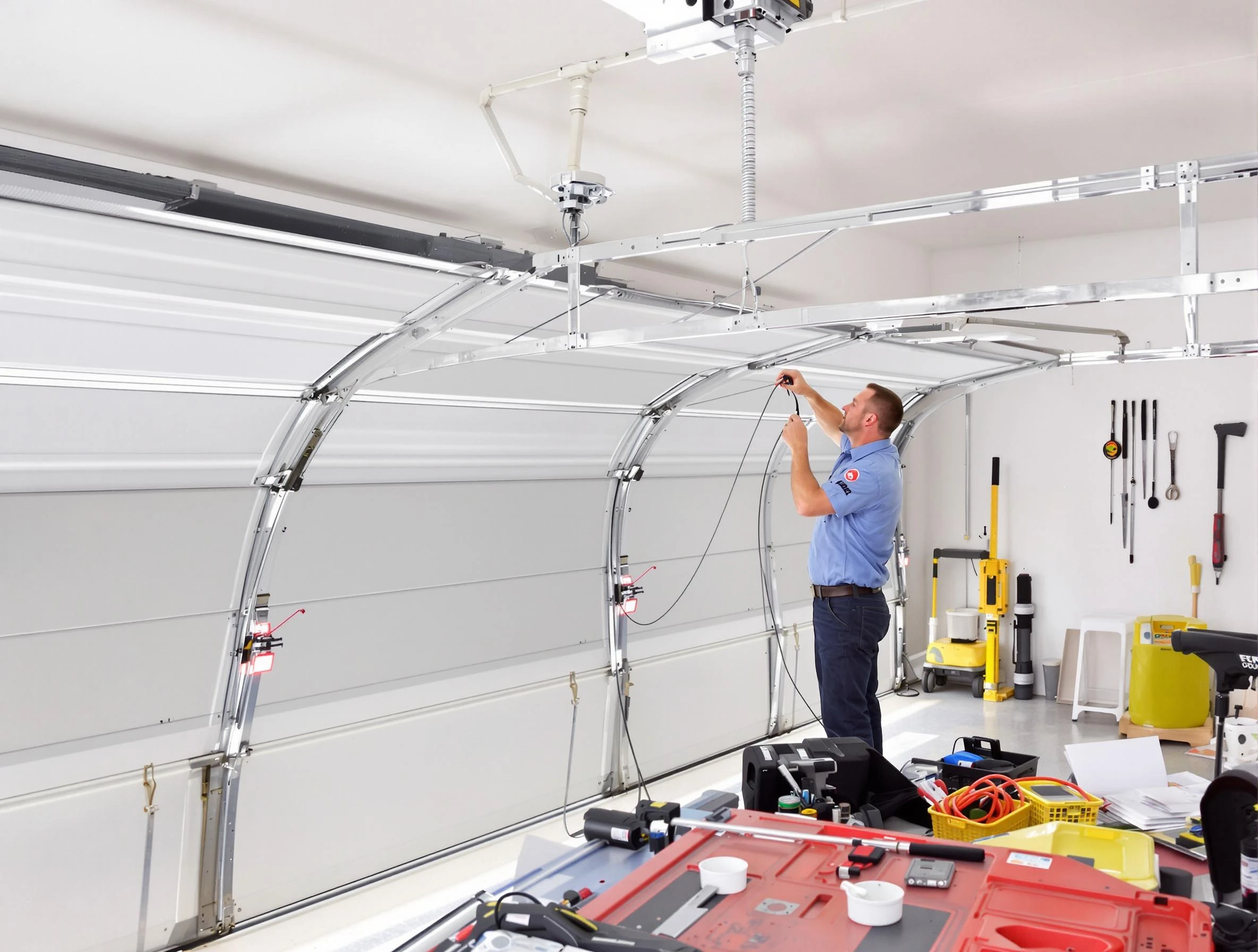 Garage door cable repair service by Methuen Town Garage Door Repair in Methuen Town