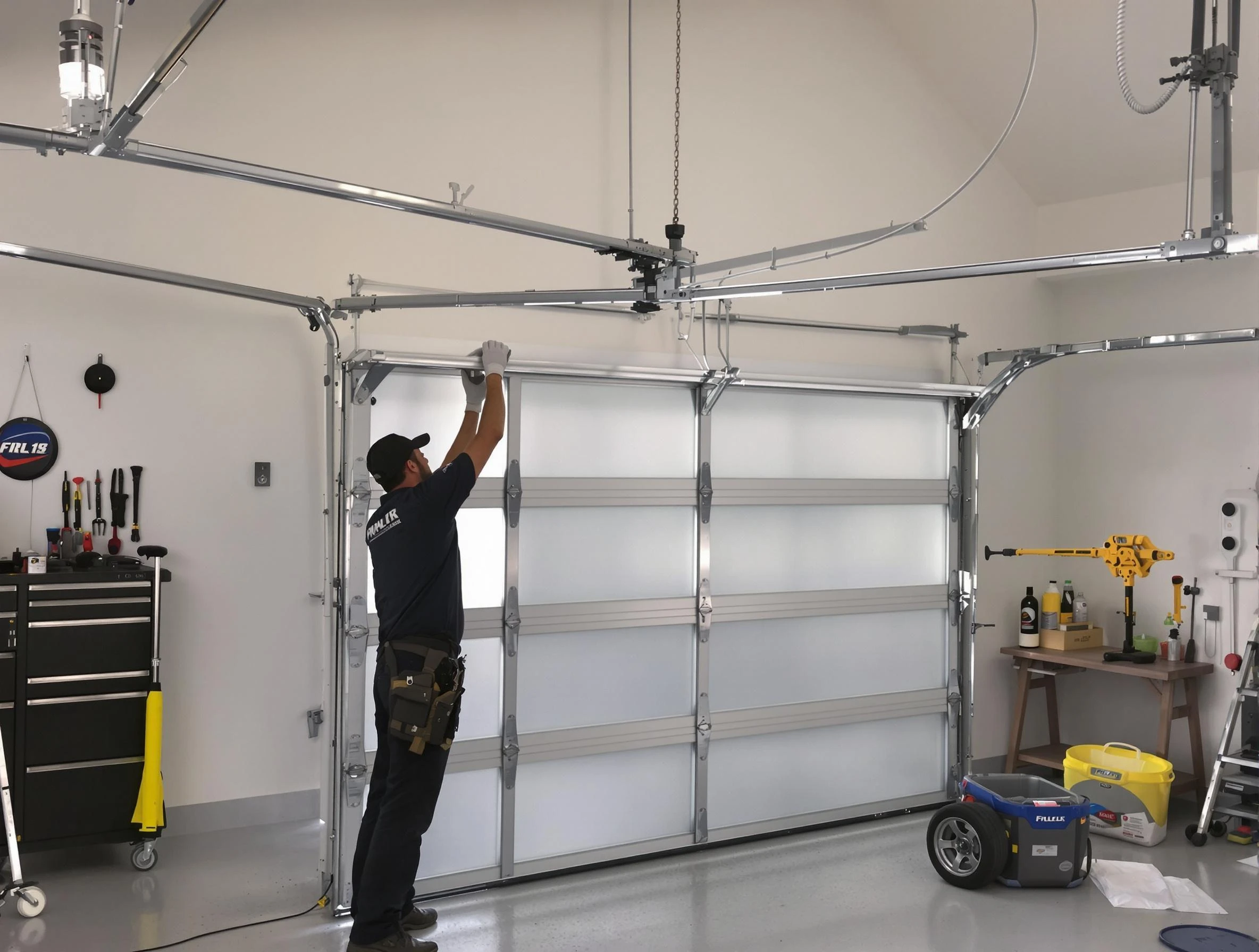 Methuen Town Garage Door Repair certified team performing precision garage door installation in Methuen Town