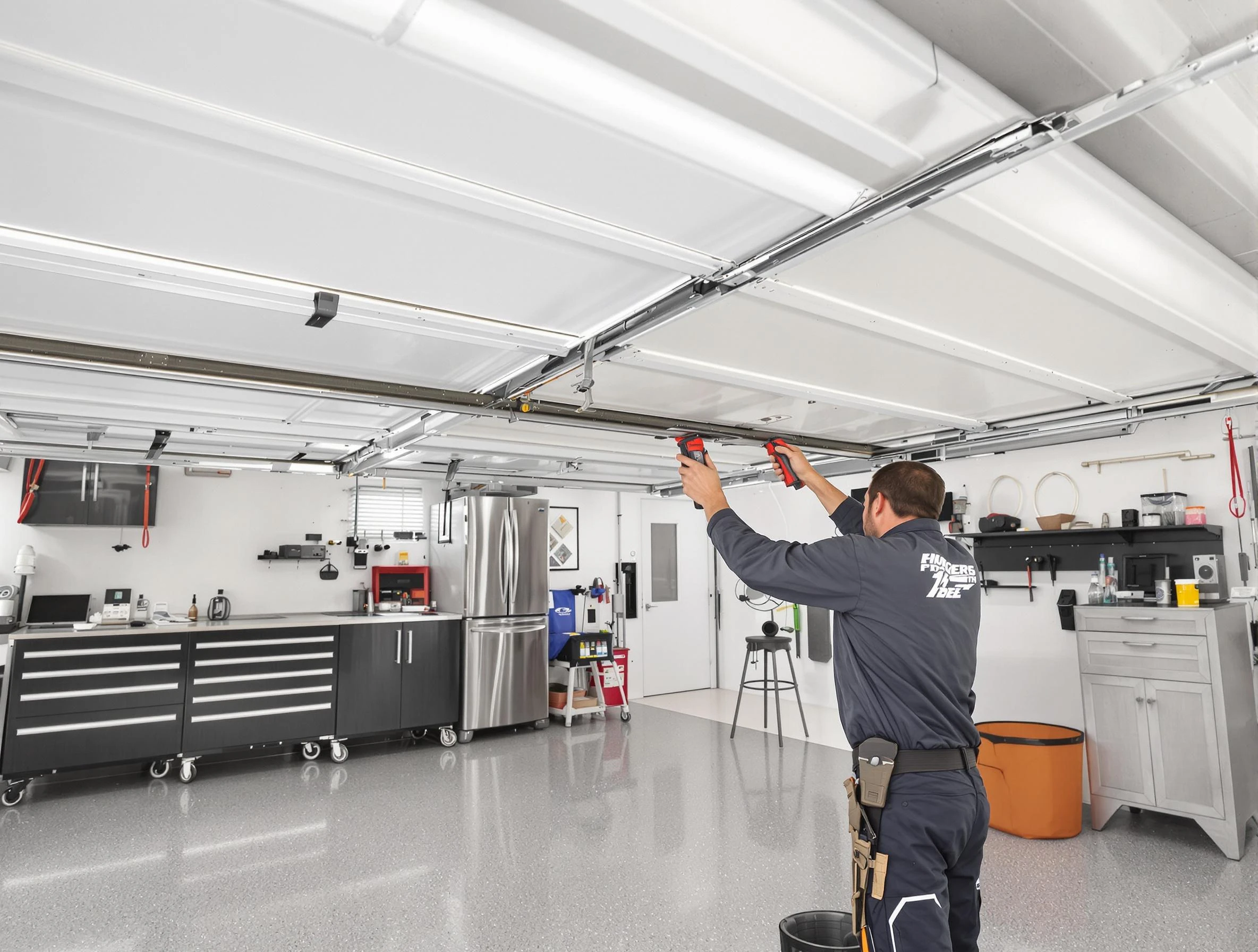 Overhead garage door repair service by Methuen Town Garage Door Repair in Methuen Town